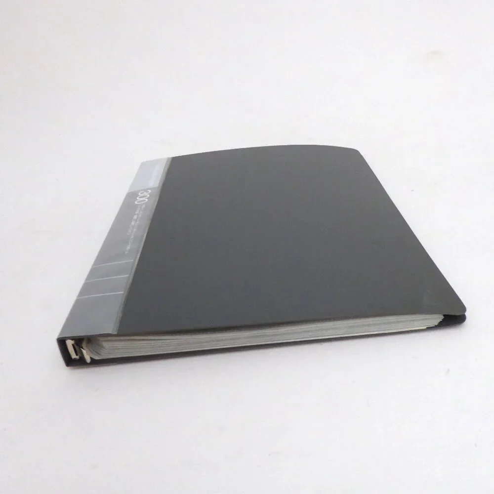 NEW 300 BUSINESS CARD RINGED BINDER CARD HOLDER SLEEVES KOKUYO JAPAN